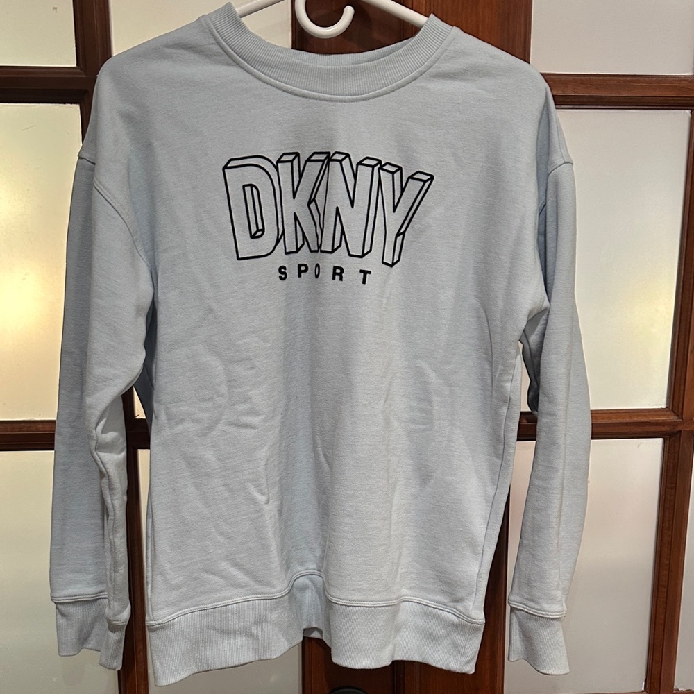 DKNY Men's Crewneck Sweater in Light Blue